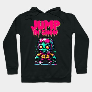 Zombie Snowboarding Hoodie